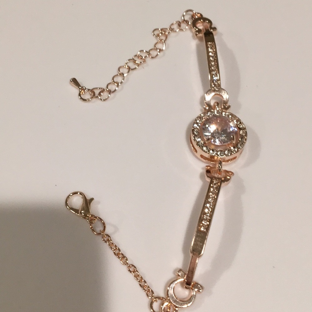NEW Rose gold CZ bracelet